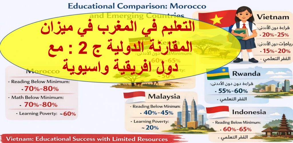 التعليم بالمغرب مقارنة مع افريقيا واسيا