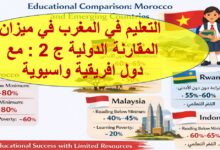 التعليم بالمغرب مقارنة مع افريقيا واسيا